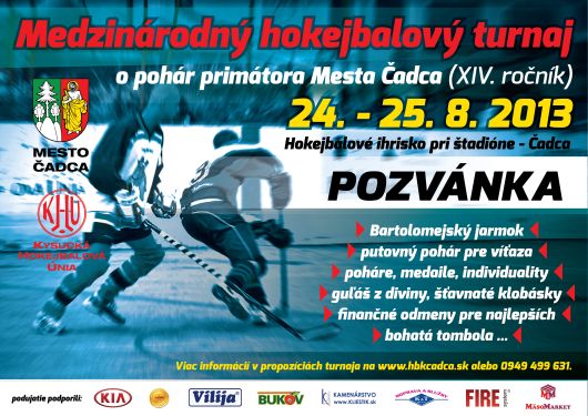 KHÚ a mesto Čadca pozýva!